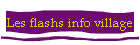 Les flashs info village