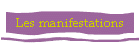 Les manifestations